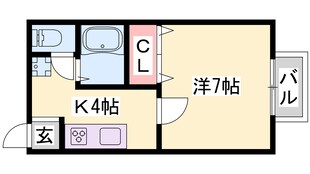 シャトーブルーの物件間取画像